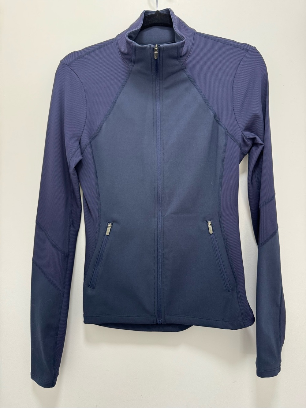 Zella Blue Full-Zip Workout Jacket